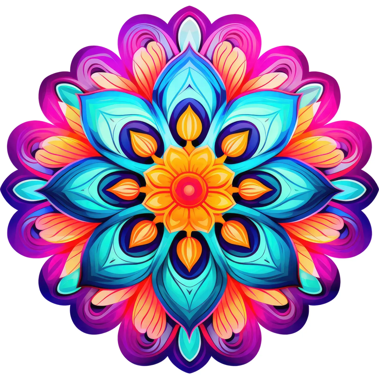 Mandala Vibrance pellicola backlit da Spiritual Touch