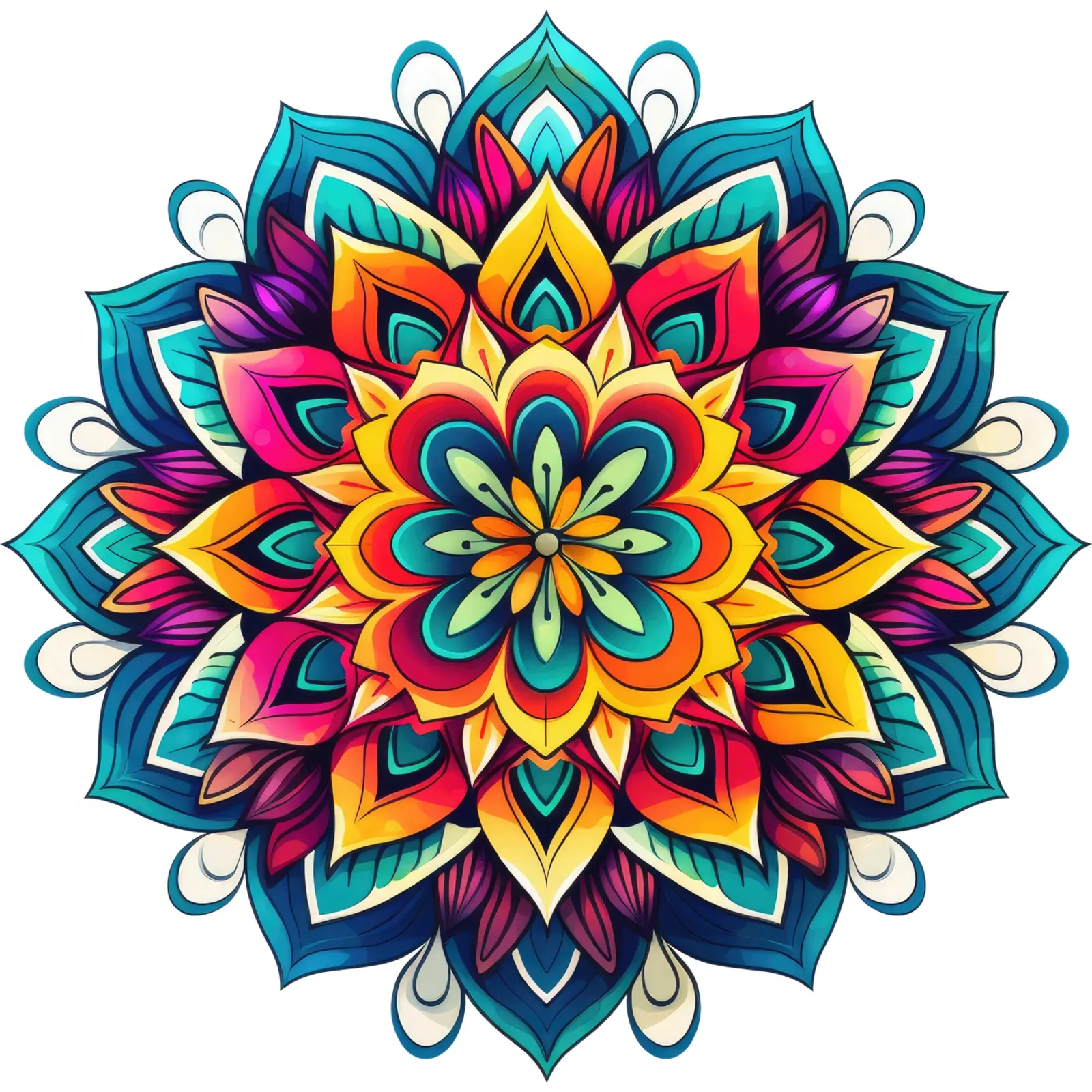 Mandala Vibrance pellicola backlit da Spiritual Touch