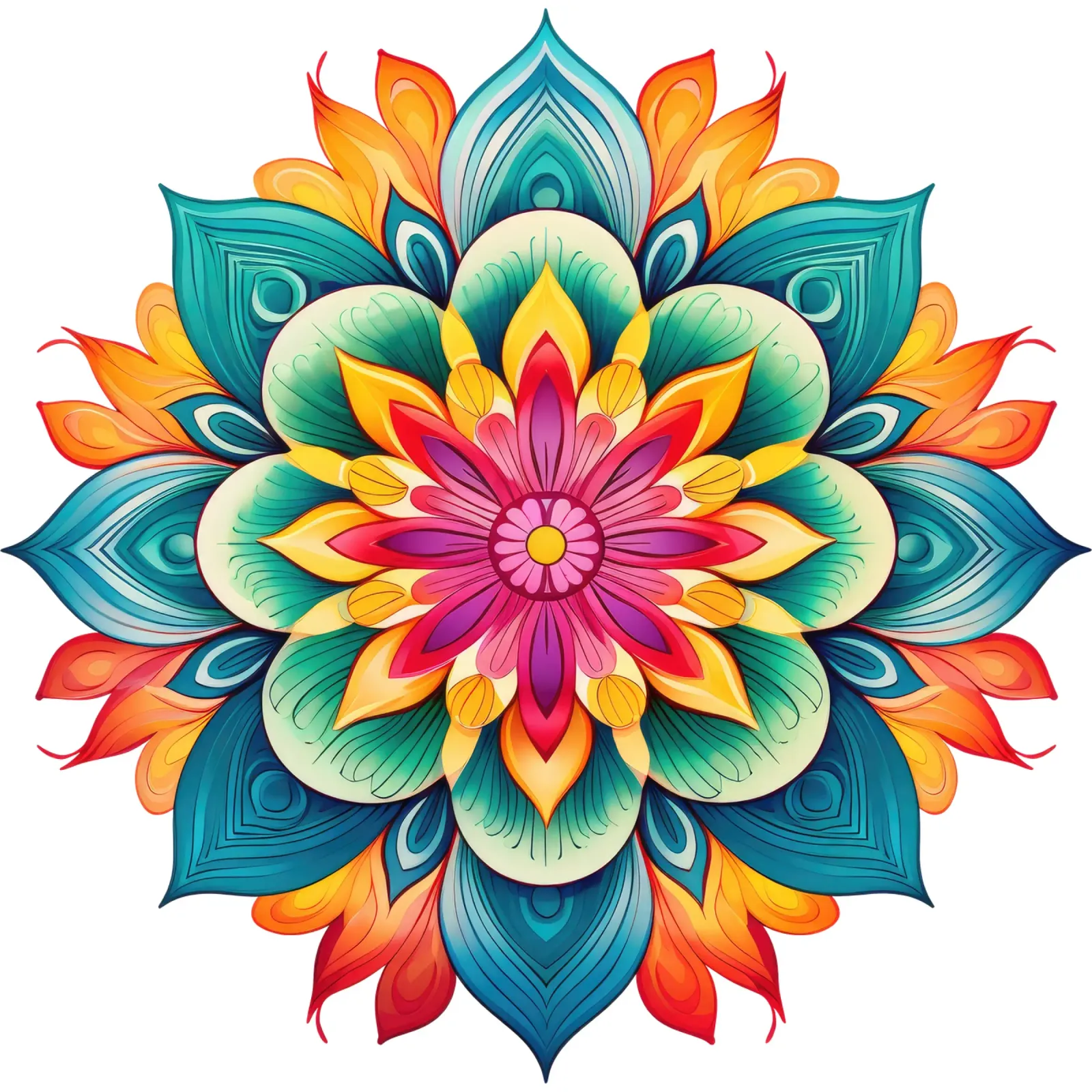Mandala Vibrance pellicola backlit da Spiritual Touch