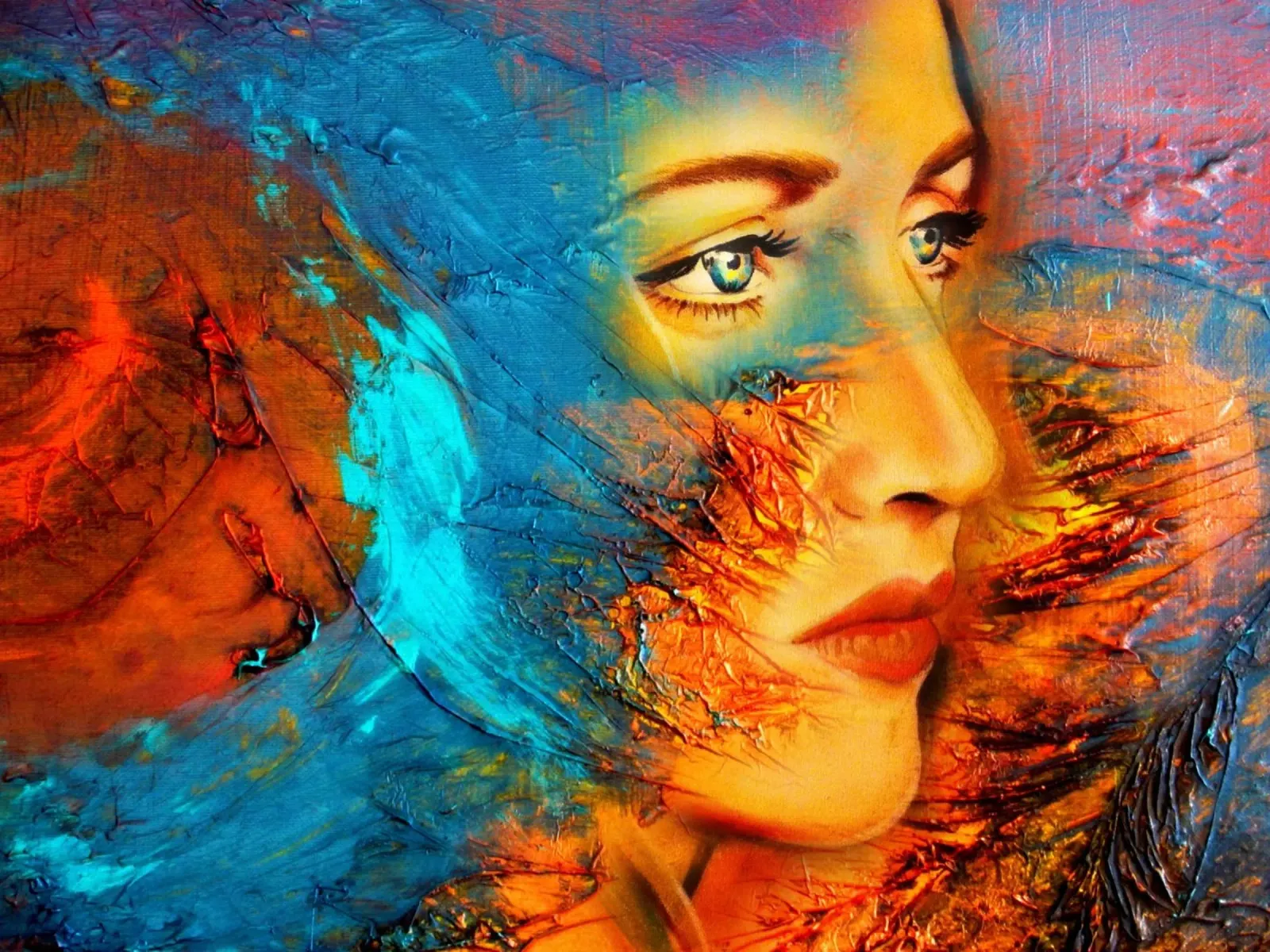 Madre Terra alluminio dibond da Happy 😃 Art 🎨 by Christine Schnoell