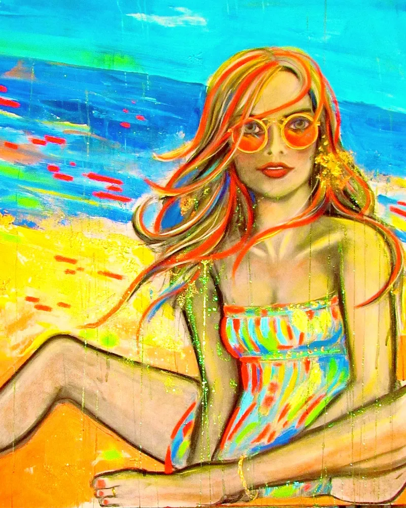 On the Beach pellicola backlit da Happy 😃 Art 🎨 by Christine Schnoell