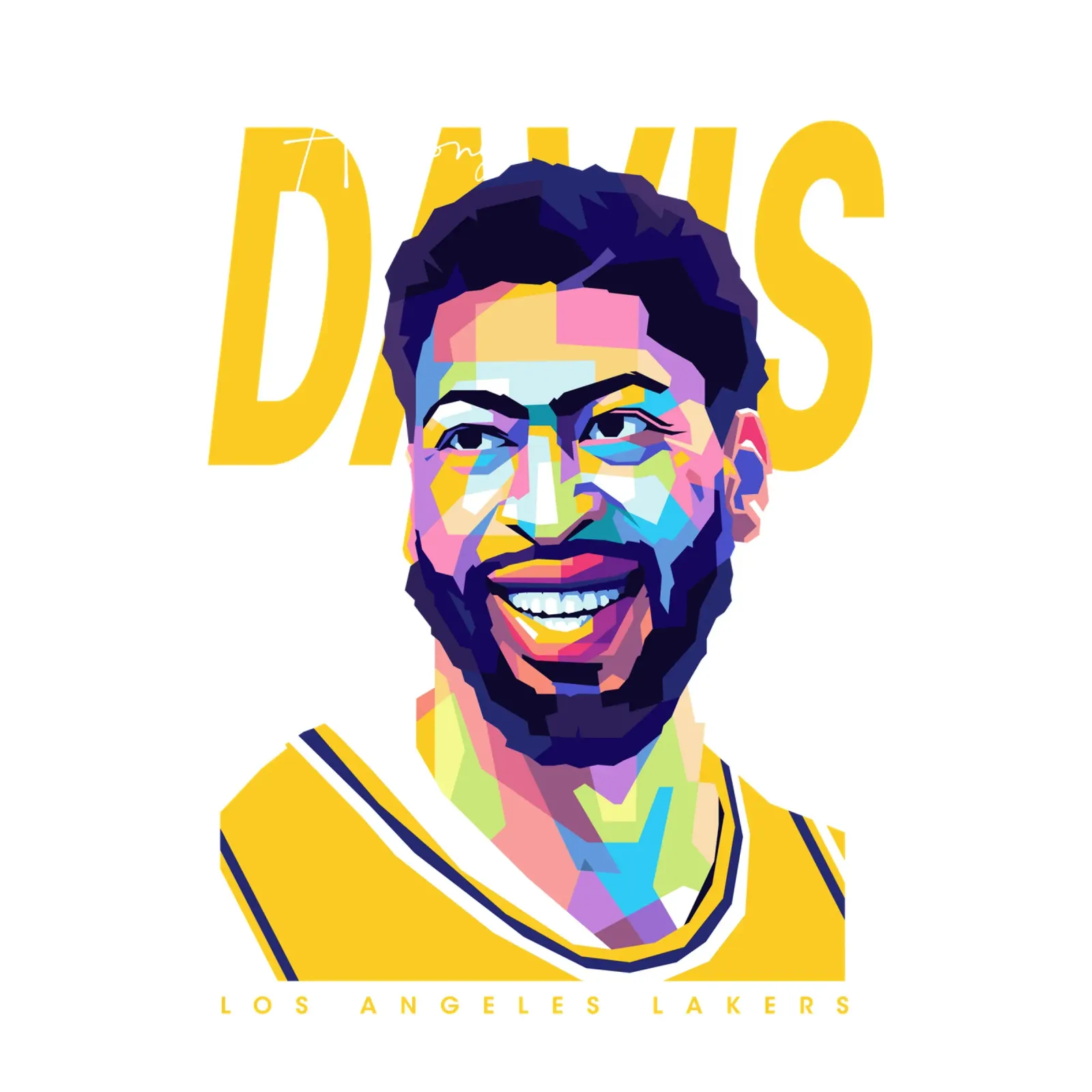 Anthony Davis pellicola backlit da WPAP MALANG