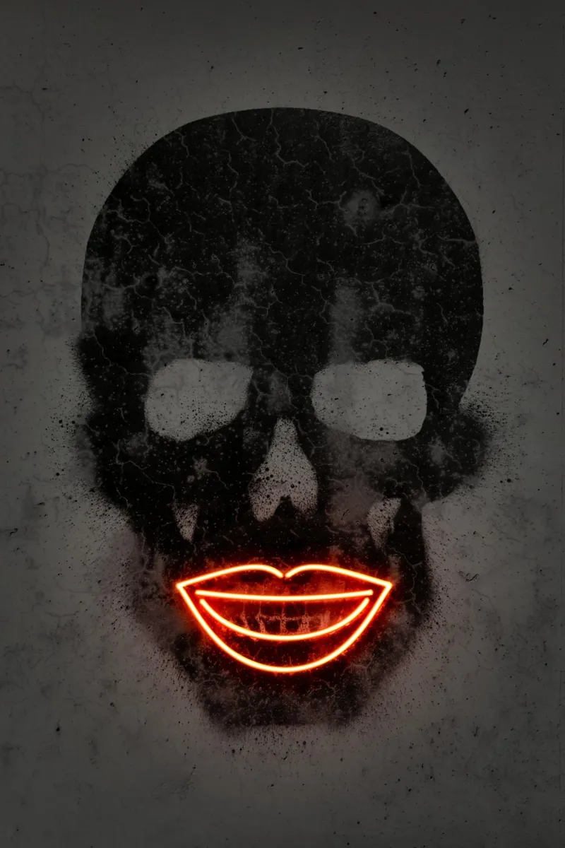 Skull pellicola backlit da Octavian