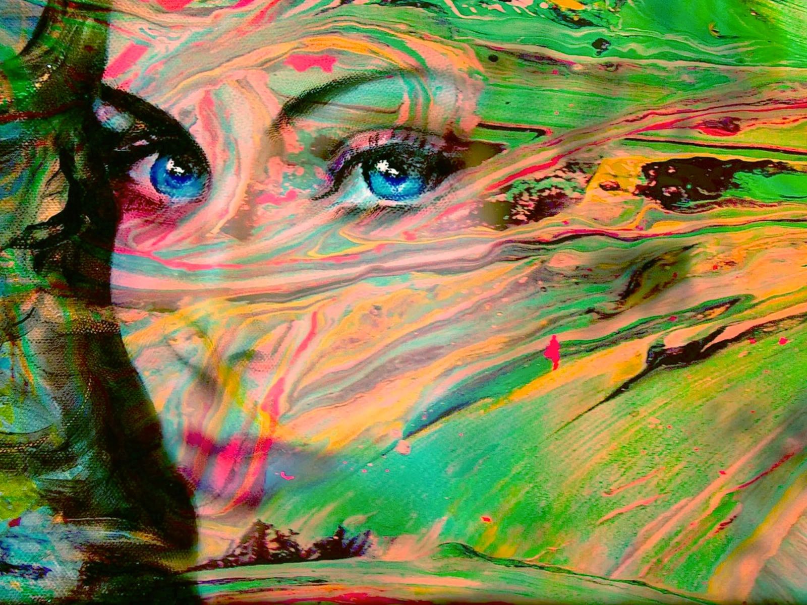 The sorceress acrylic glass by Happy 😃 Art 🎨 by Christine Schnoell