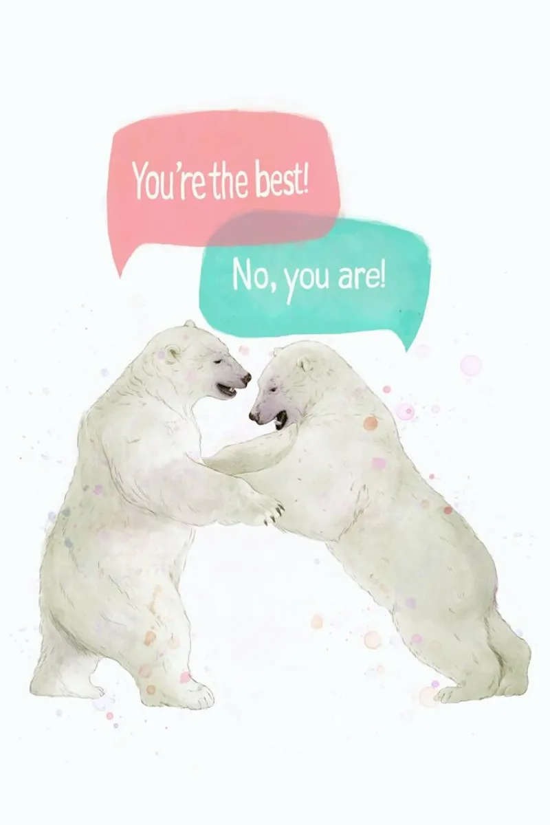 Playful Bears pellicola backlit da Laura Graves