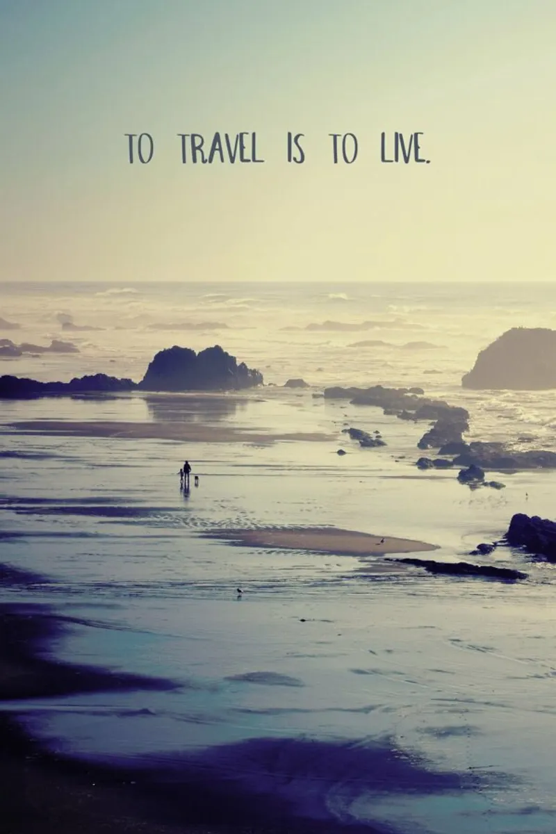 To Travel Is to Live pellicola backlit da Robin Delean