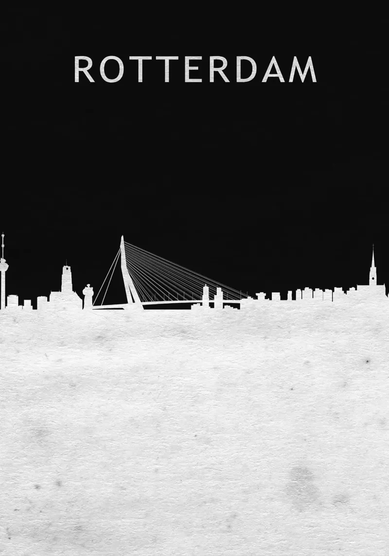 Rotterdam Netherlands pellicola backlit da Travelstudio