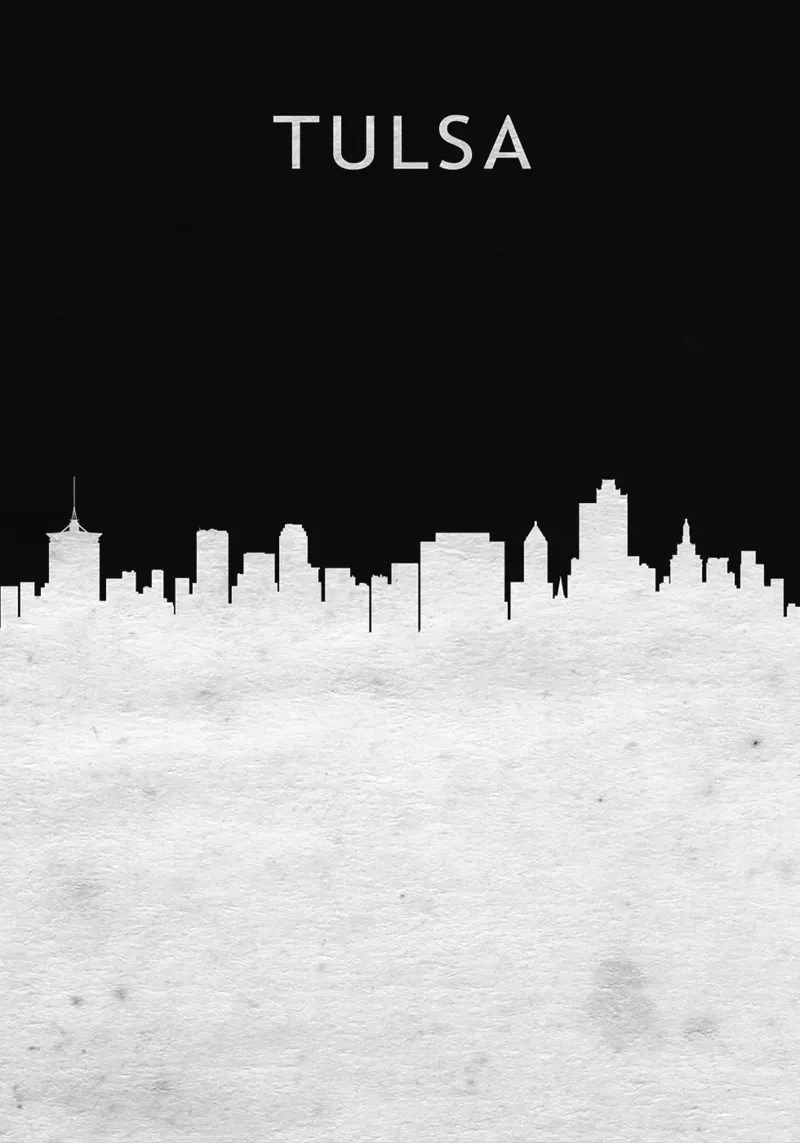 Tulsa Oklahoma pellicola backlit da Travelstudio