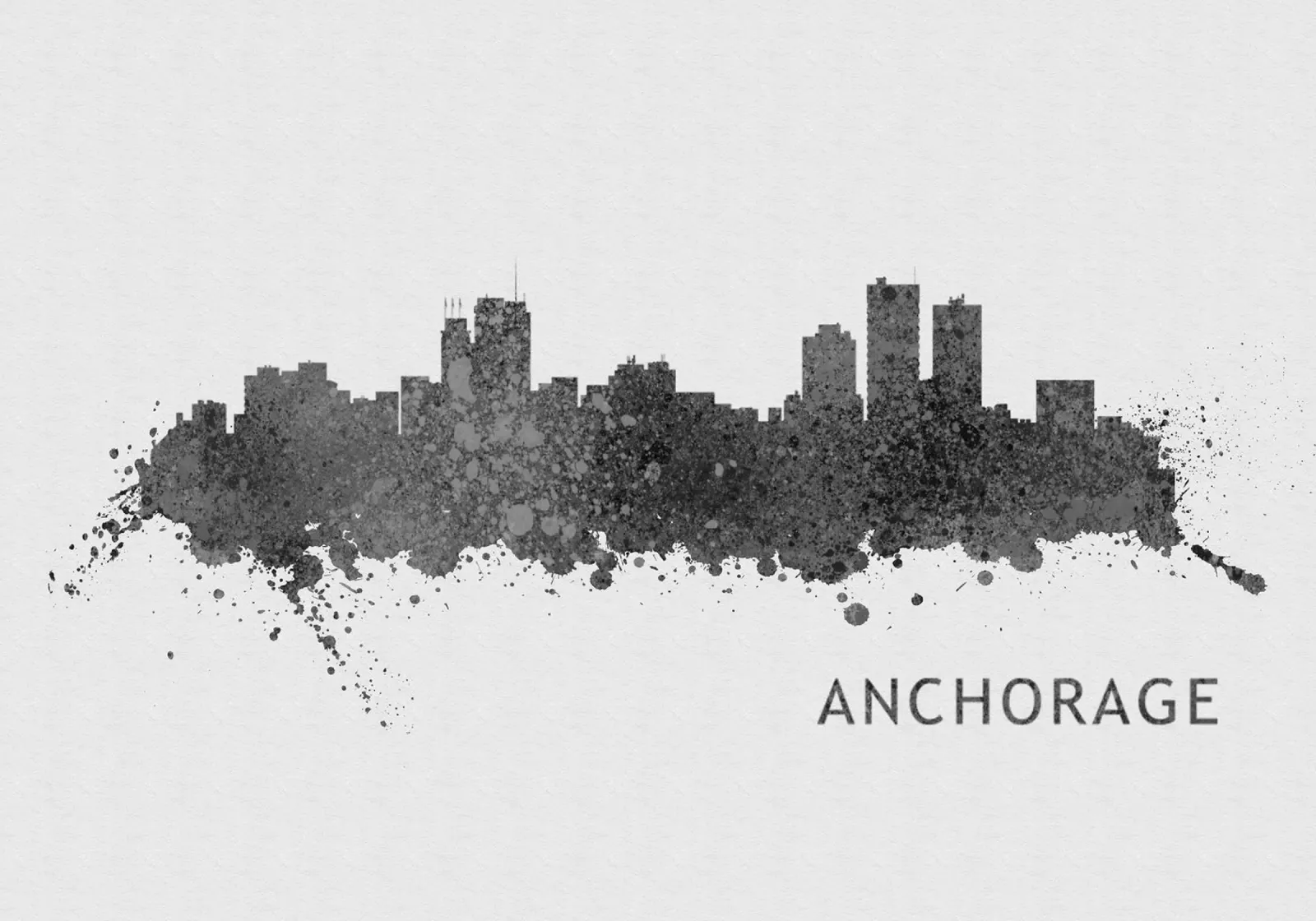 Anchorage Alaska pellicola backlit da Travelstudio