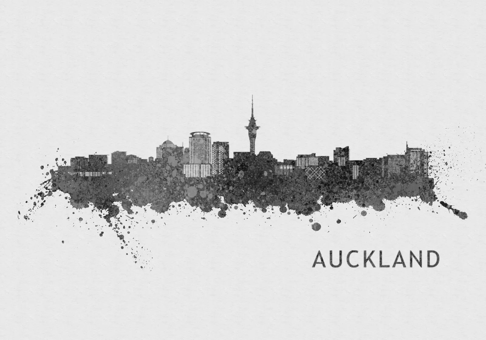 Auckland New Zealand carta hahnemühle da Travelstudio