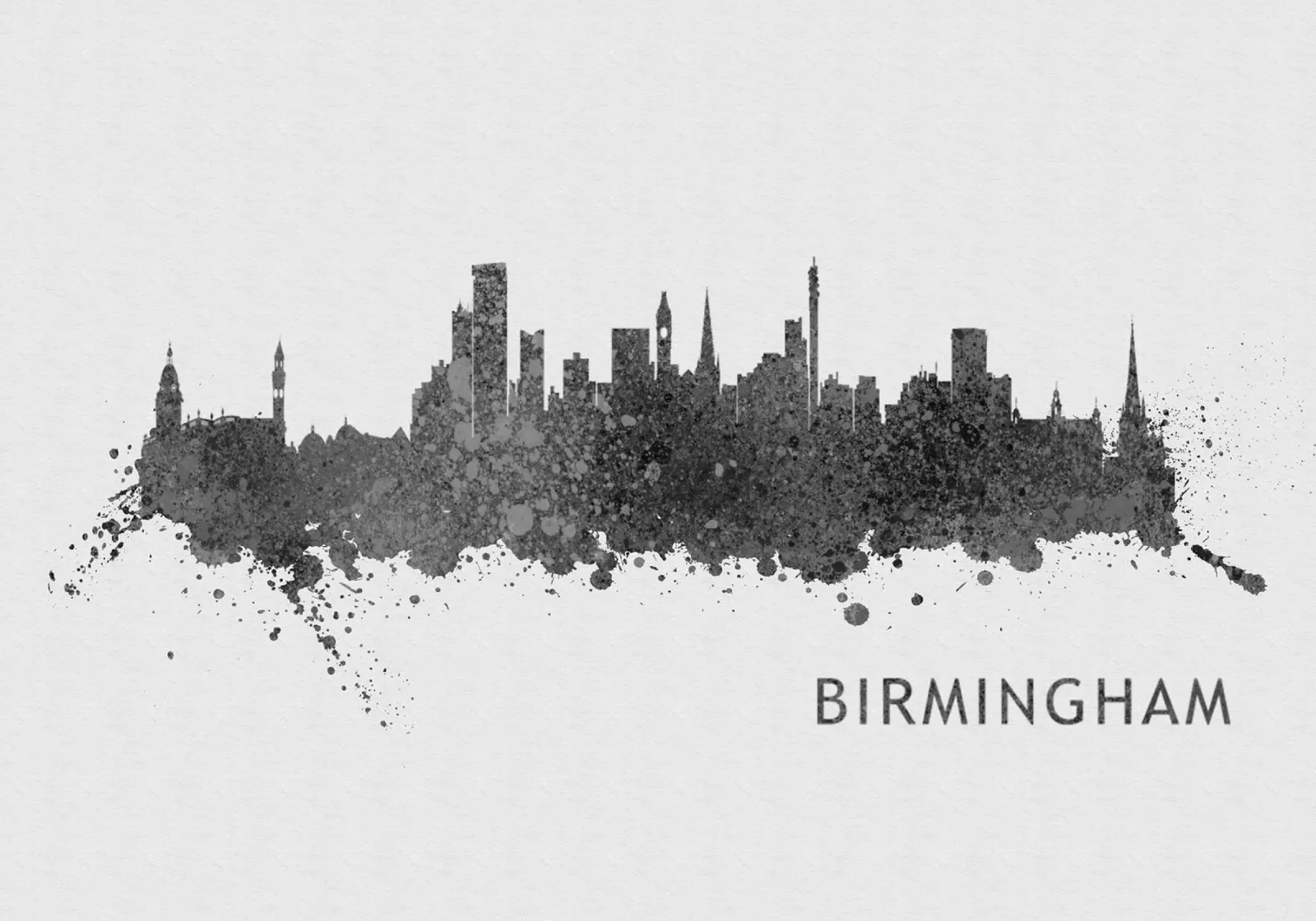 Birmingham England pellicola backlit da Travelstudio