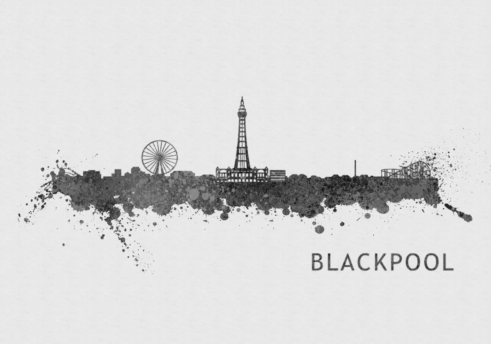 Blackpool England poster da Travelstudio