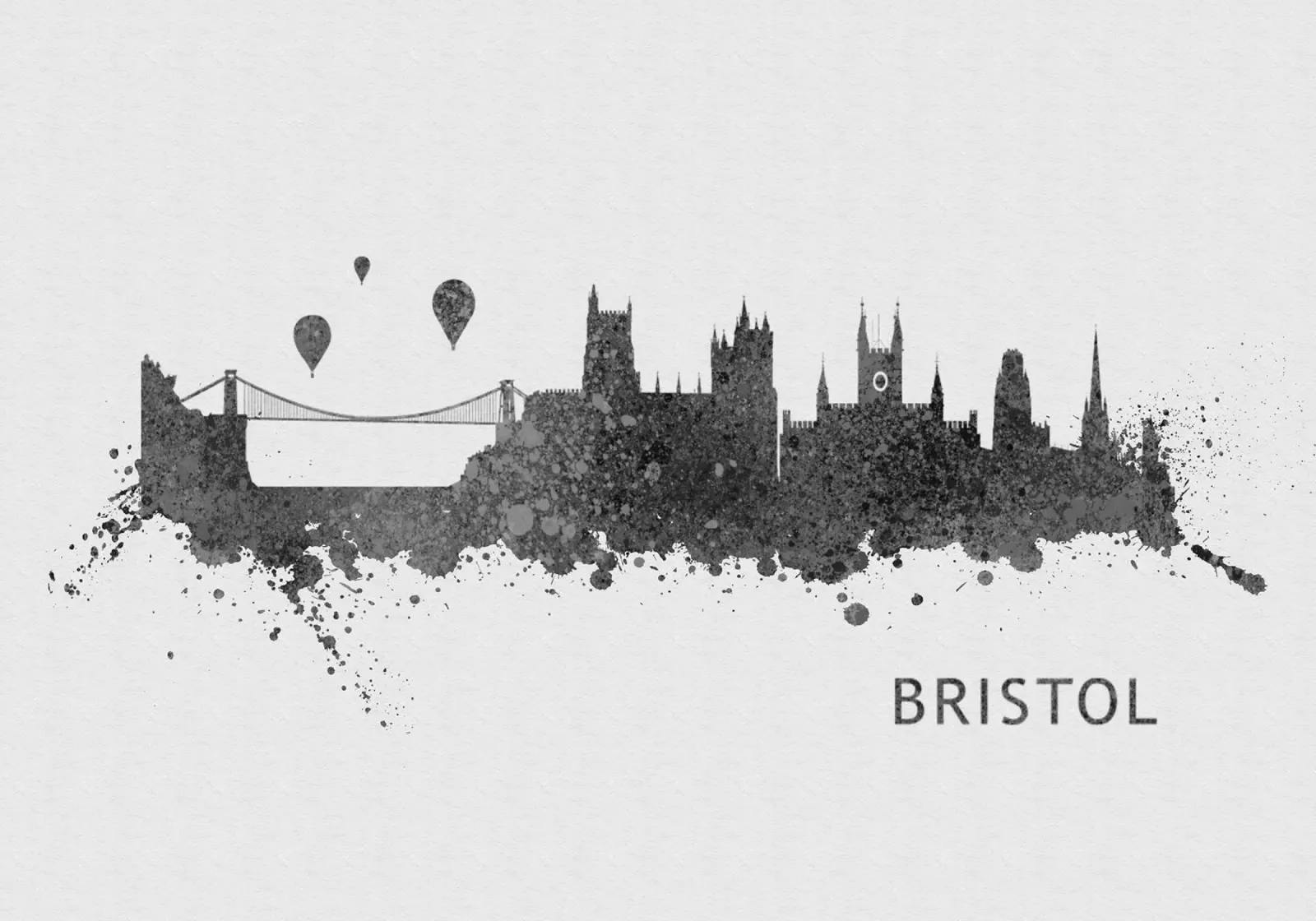 Bristol England poster da Travelstudio