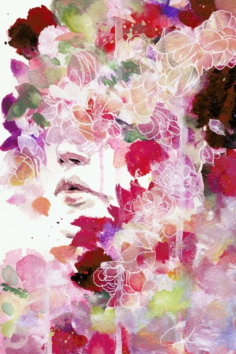 Garden IV Leinwand von agnes-cecile