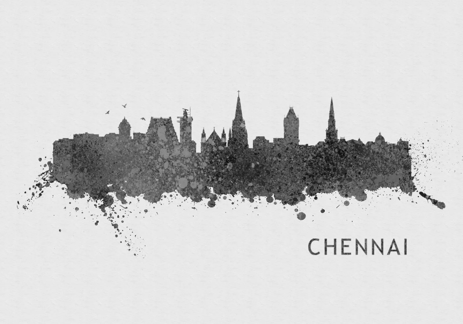 Chennai India pellicola backlit da Travelstudio