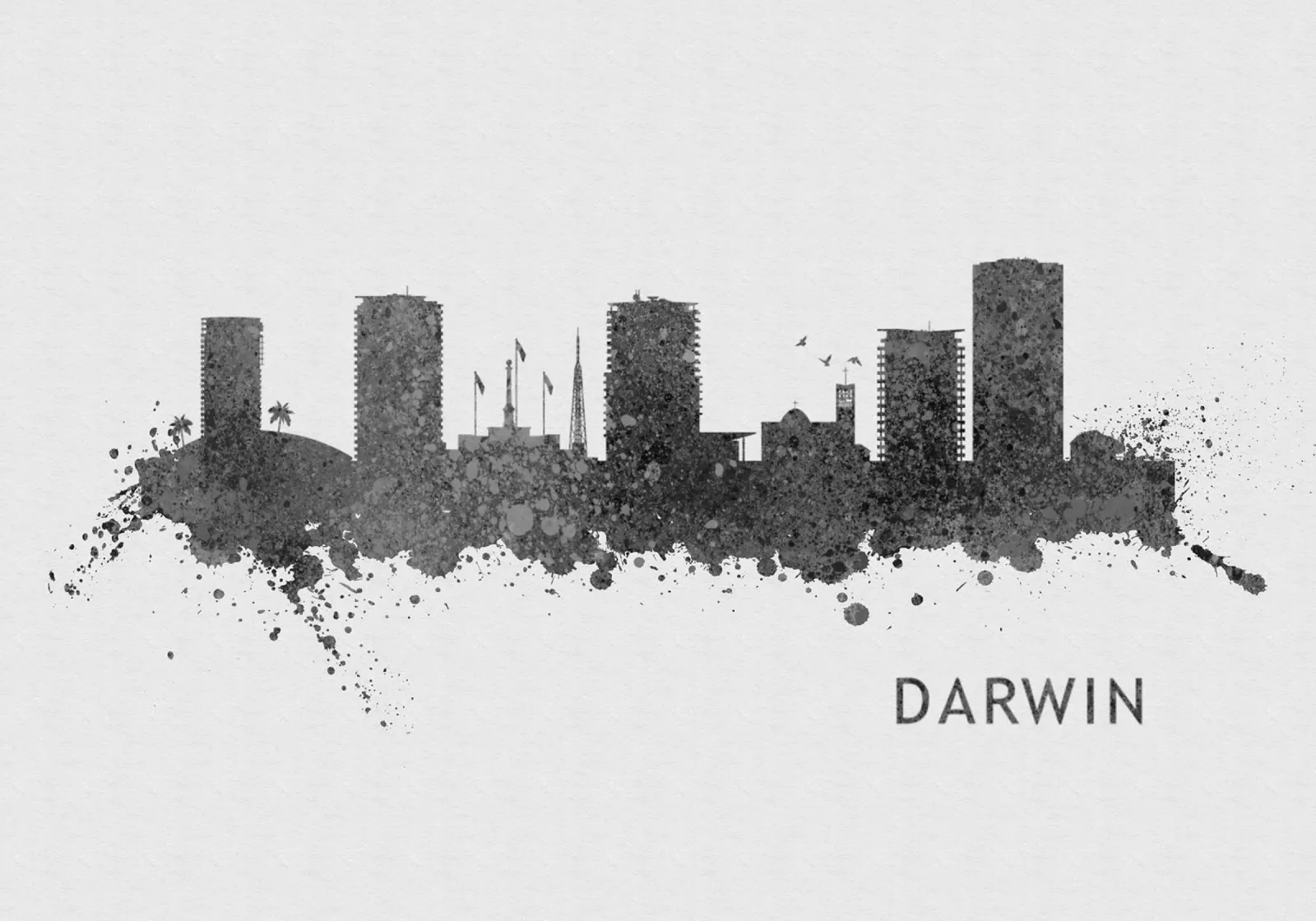 Darwin Australia poster da Travelstudio