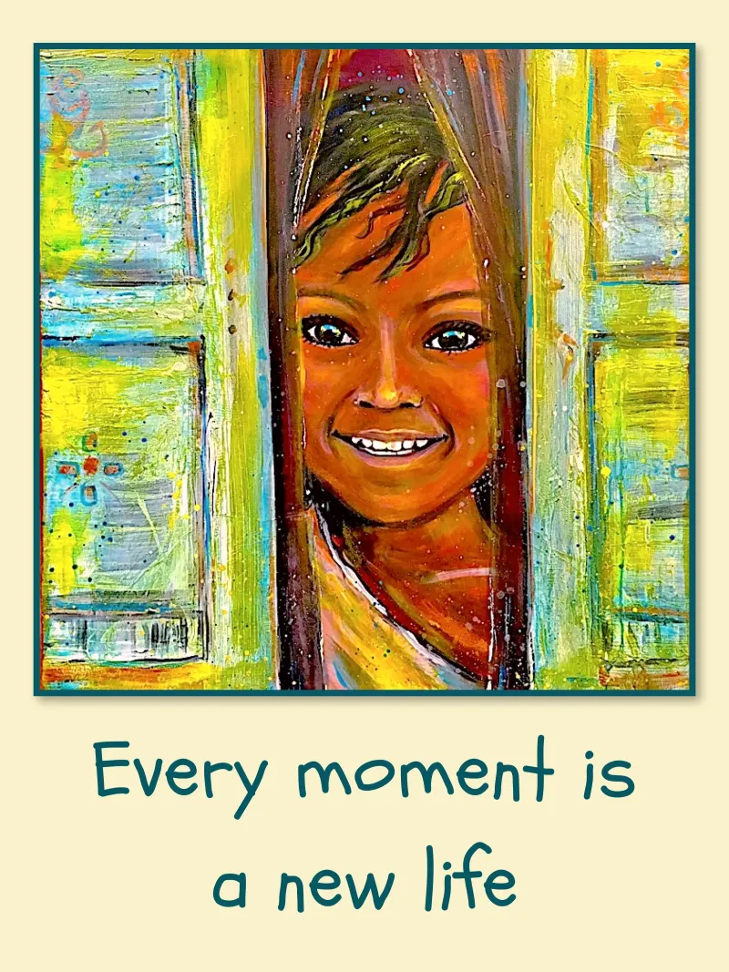 Every moment is a new life pellicola backlit da Happy 😃 Art 🎨 by Christine Schnoell