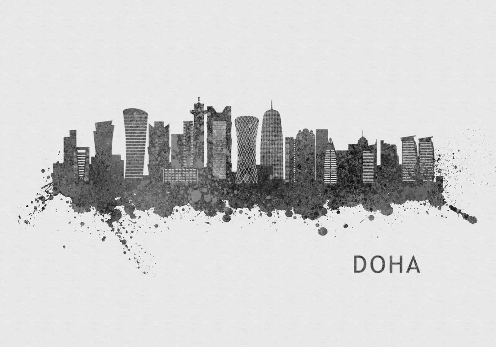 Doha Qatar pellicola backlit da Travelstudio