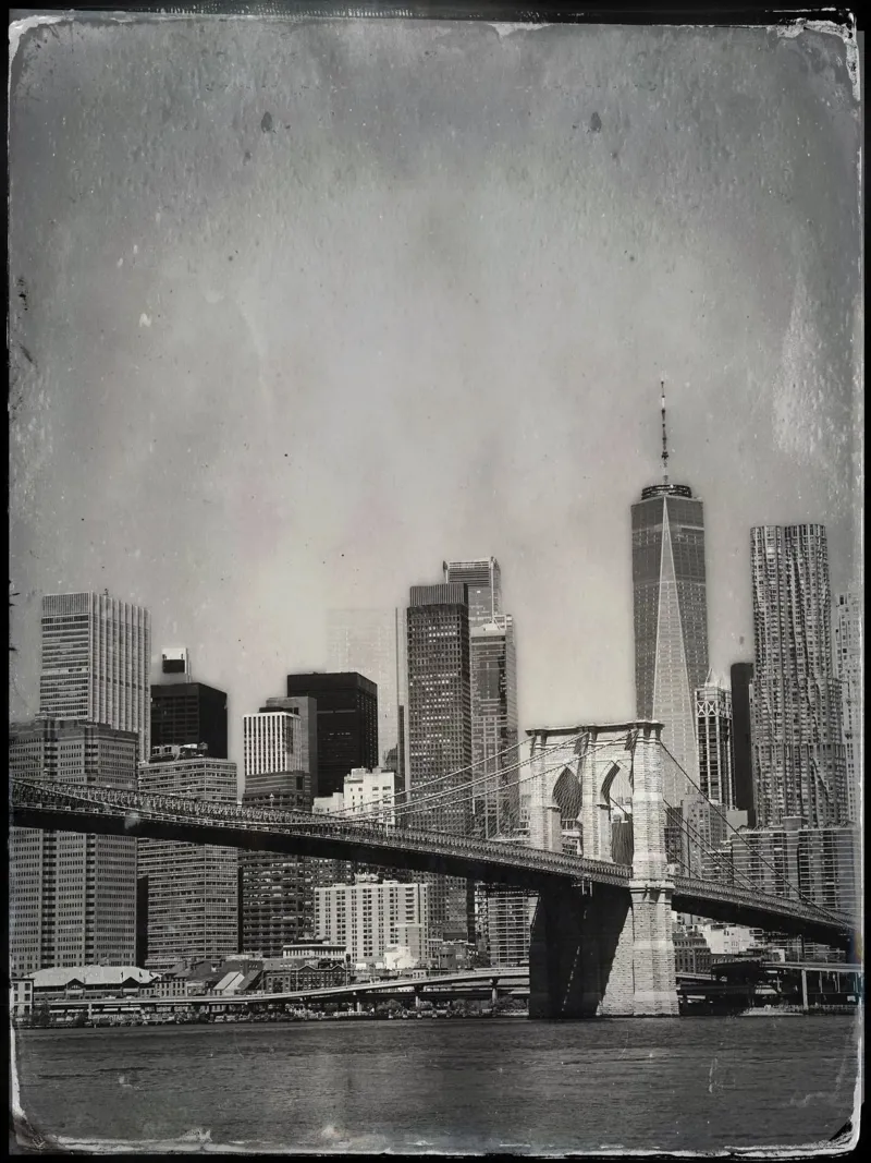 OLD NEW YORK pellicola backlit da Flo Klein