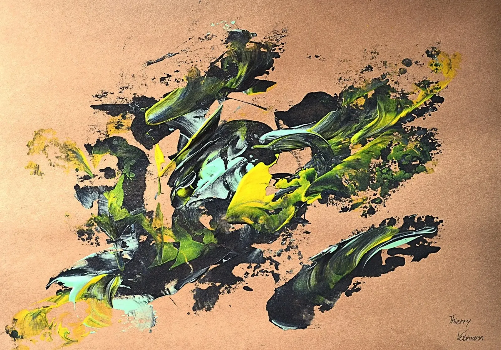 NATURAL STYLE 41 pellicola backlit da Thierry Vobmann Abstract painting