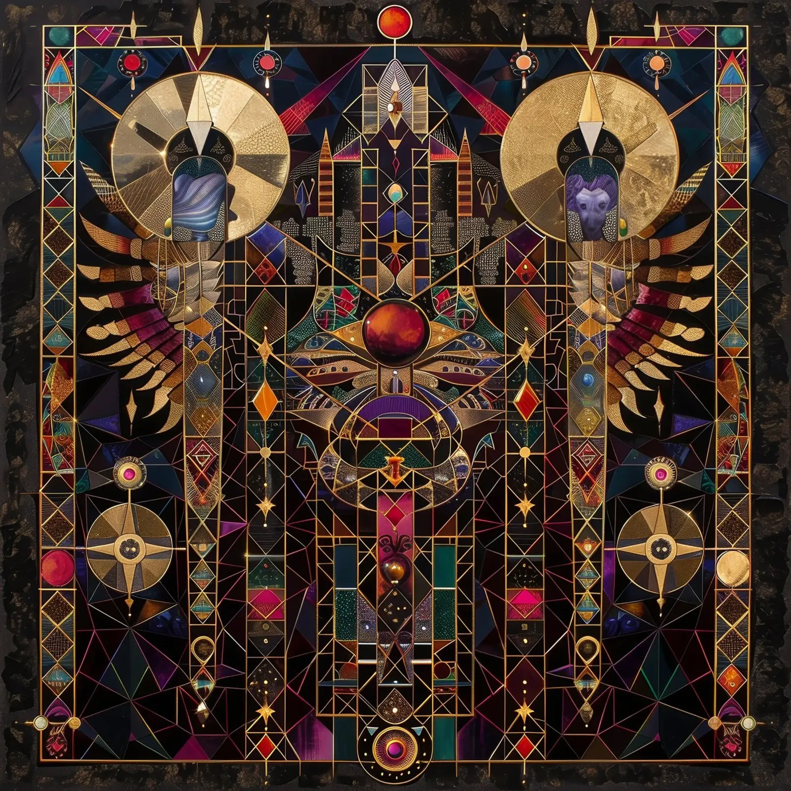 Mandala sacro pellicola backlit da Spiritual Touch