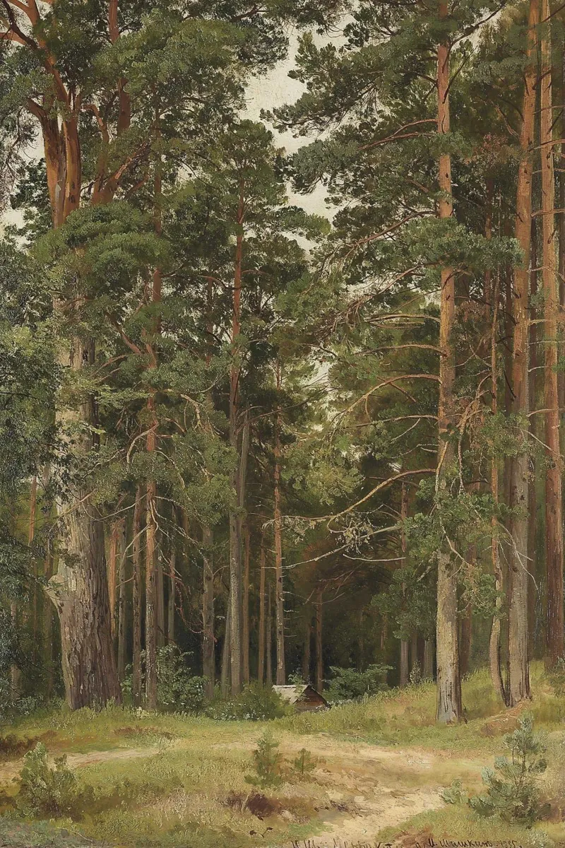 Ivan Shishkin - Un día de verano, Merikiul poster con marco de plástico de William Store