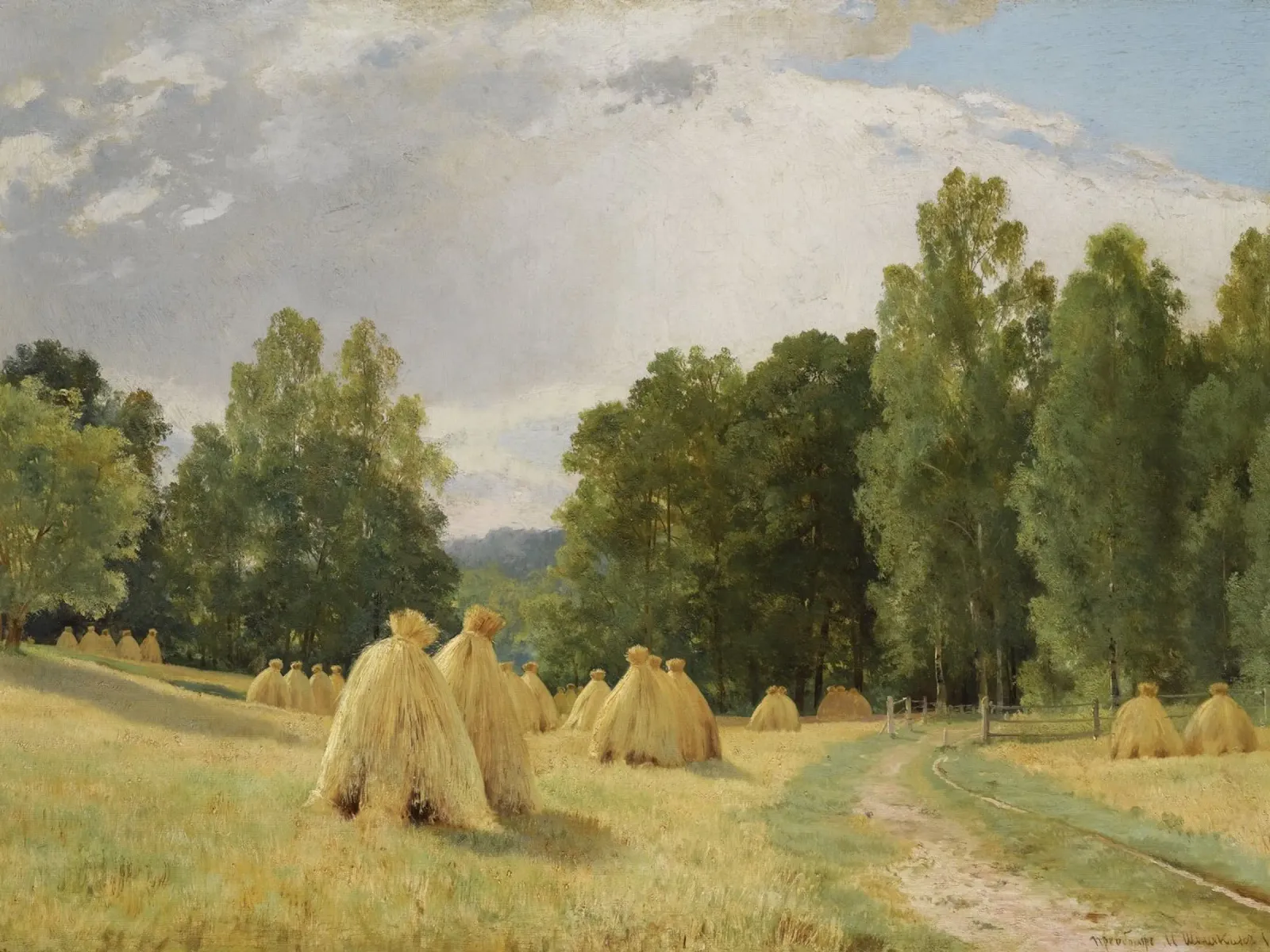 Ivan Shishkin - Covoni pellicola backlit da William Store