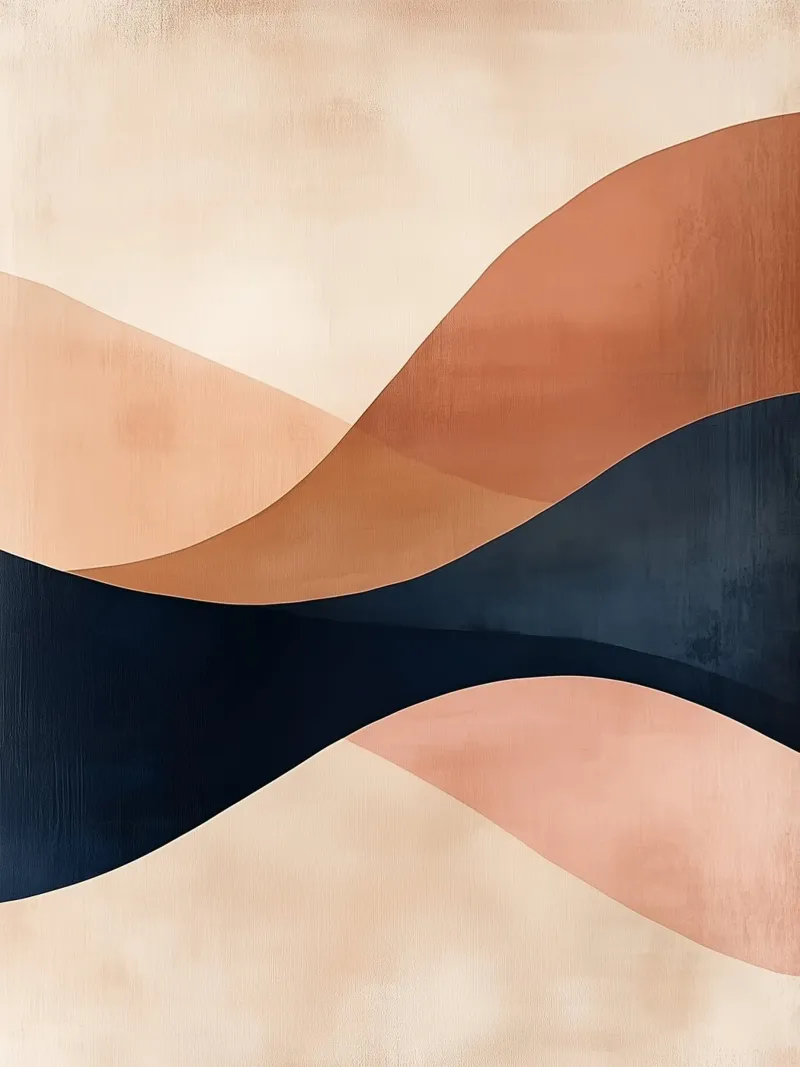 Natural Abstract Ripples hahnemühle by DWA