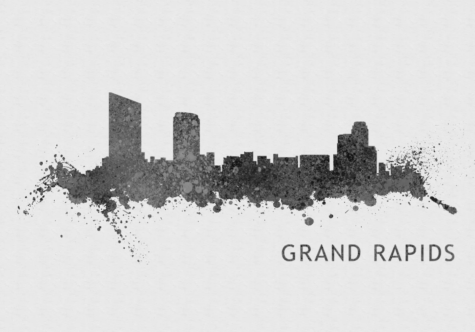 Grand Rapids Michigan poster da Travelstudio