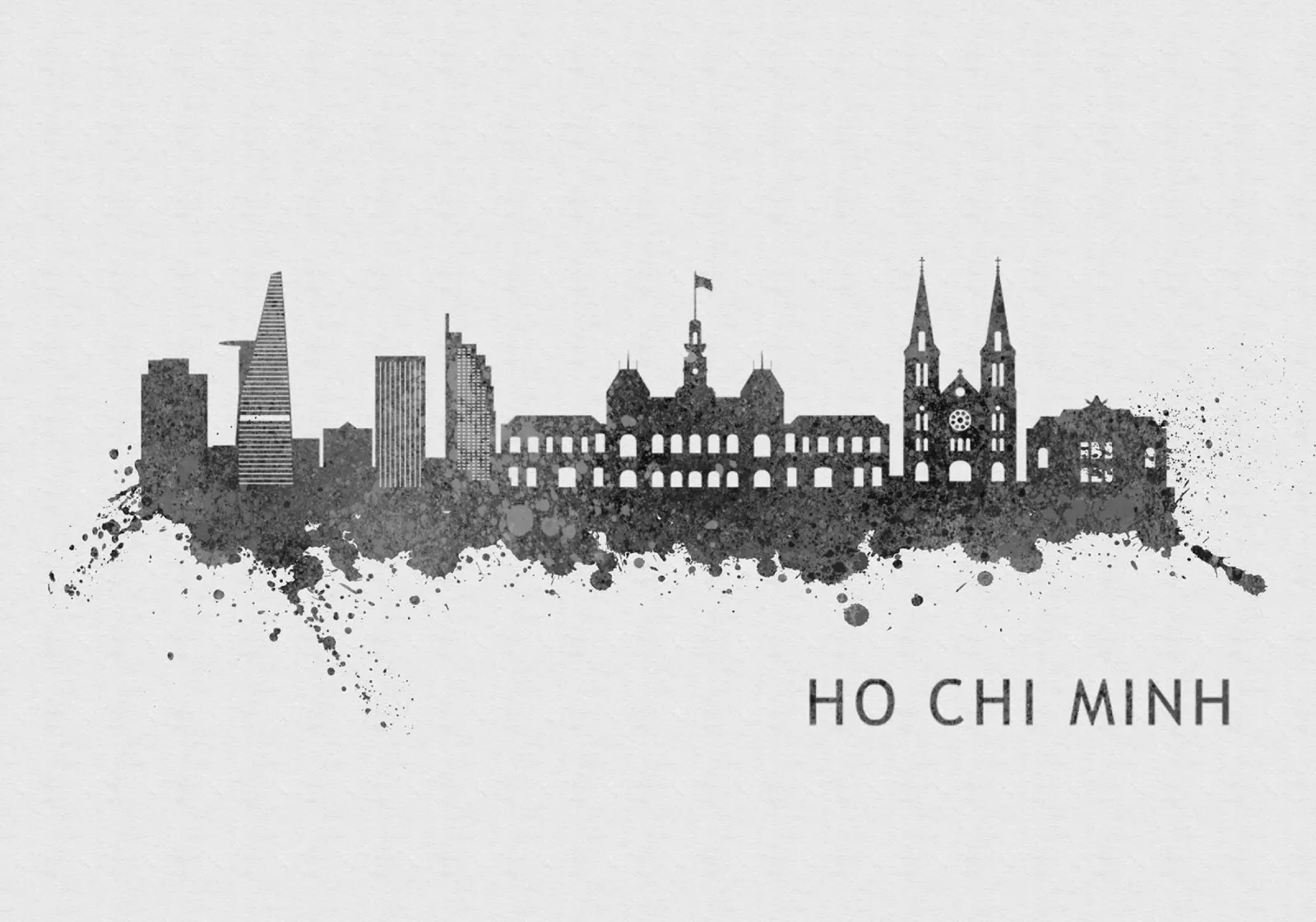 Ho Chi Minh Viet Nam pellicola backlit da Travelstudio