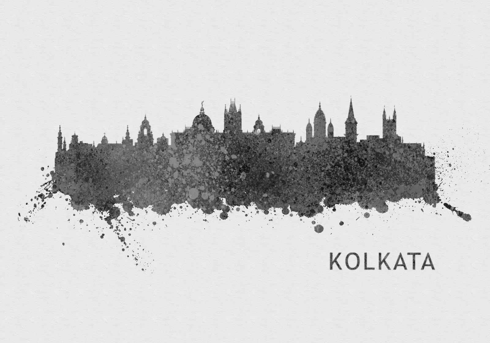Kolkata India poster da Travelstudio