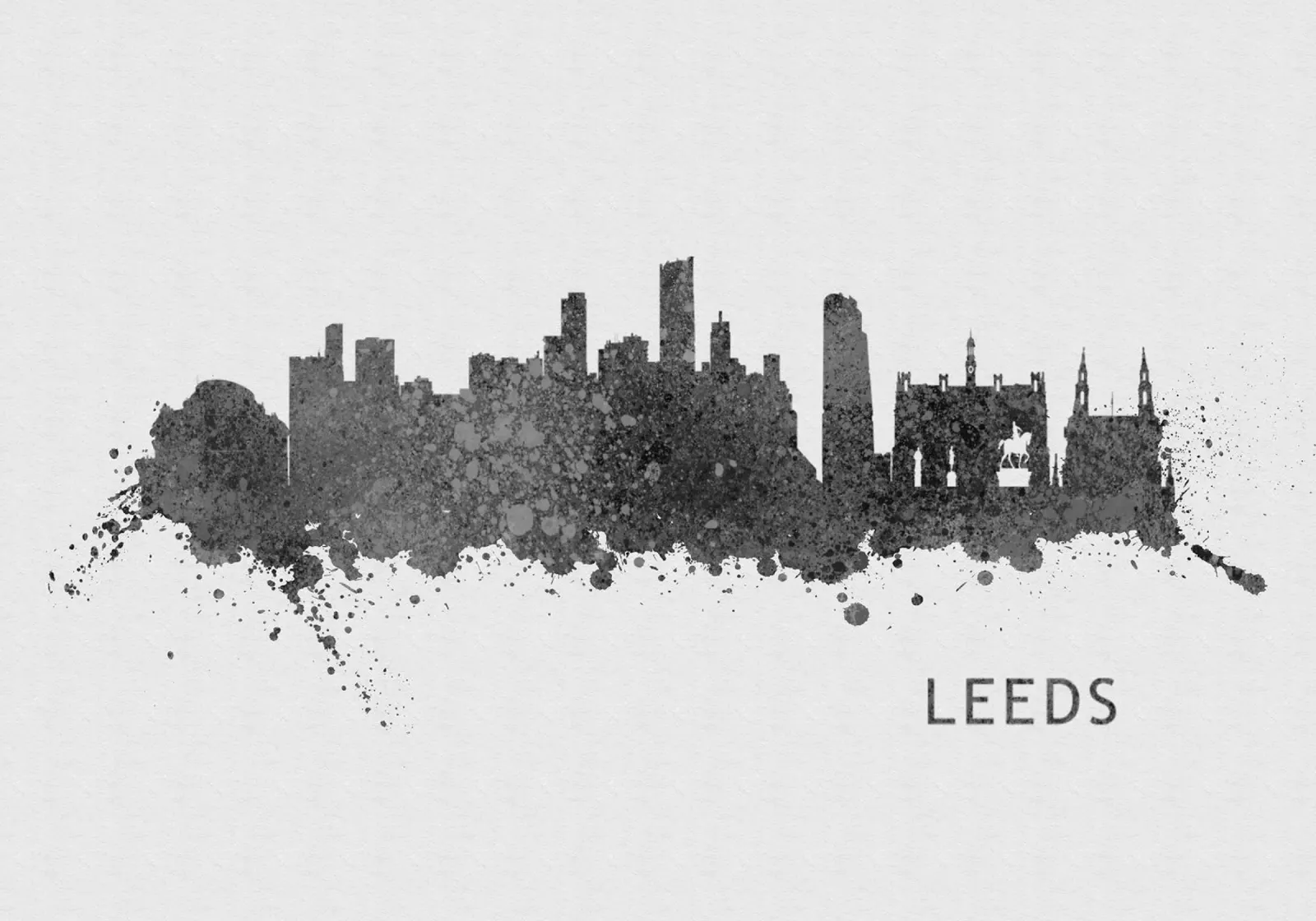 Leeds England tela con Cornice a cassetta da Travelstudio