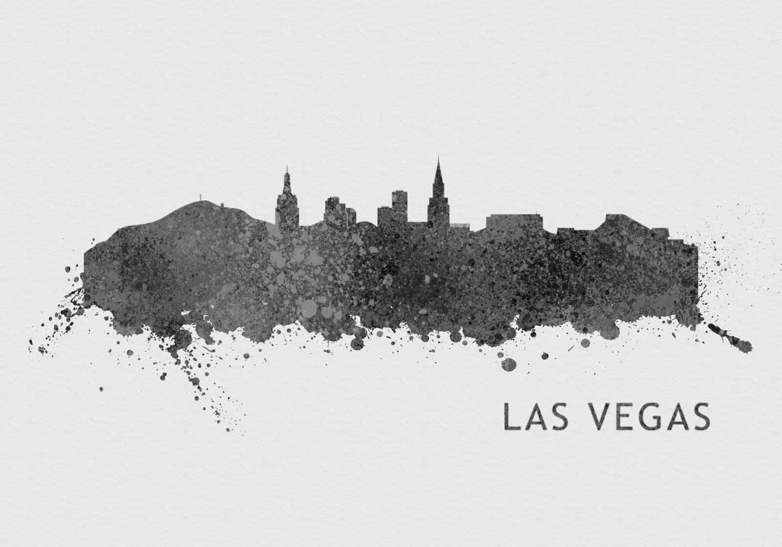 Las Vegas Nevada carta hahnemühle da Travelstudio