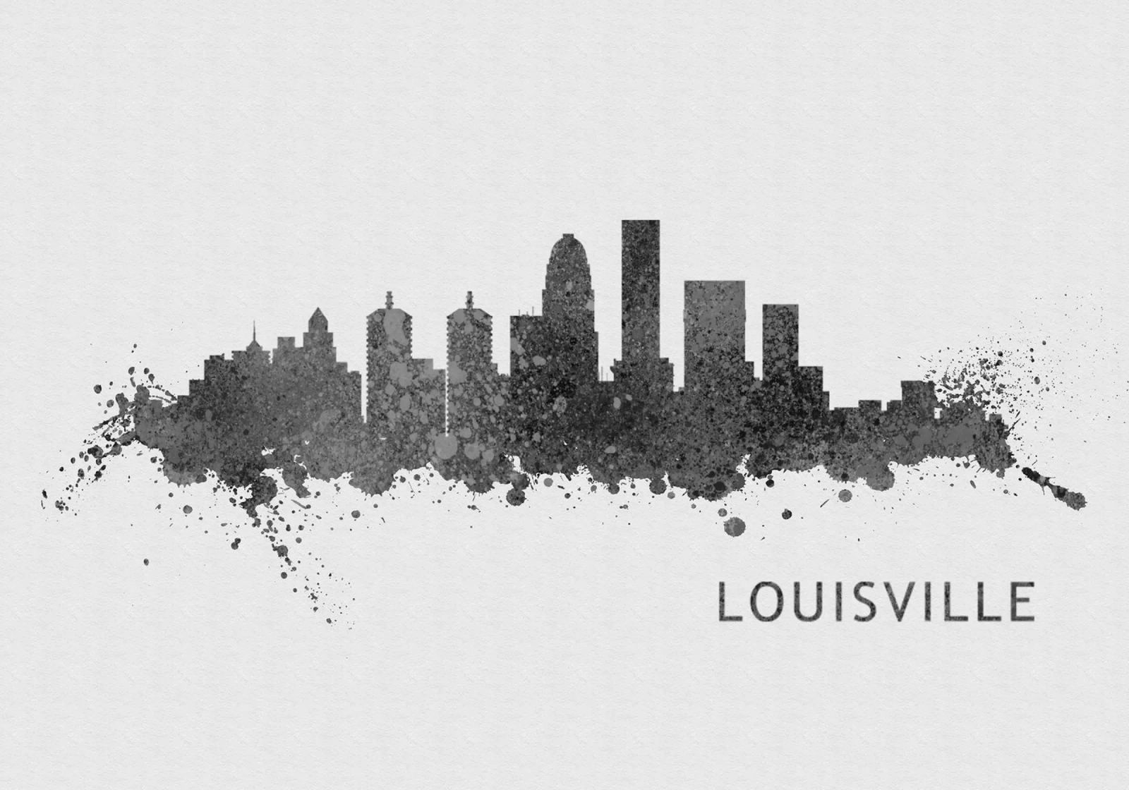 Louisville Kentucky Poster von Travelstudio