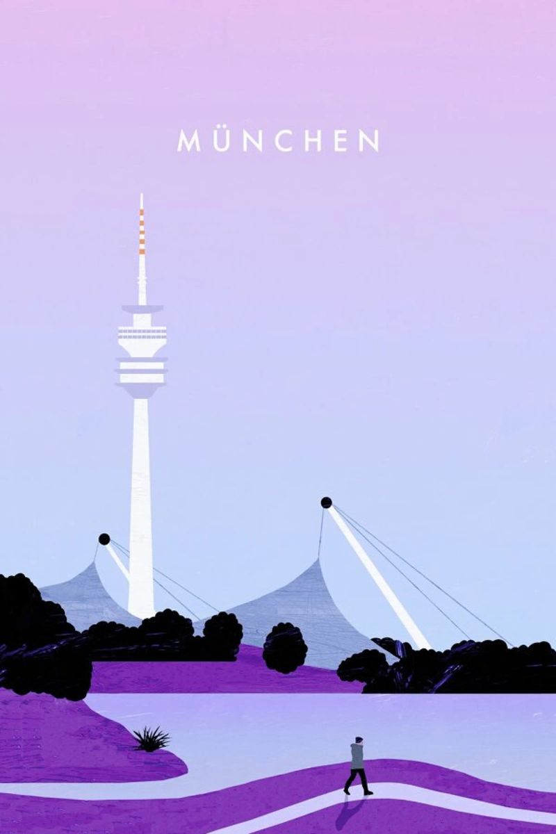 München Poster von Katinka Reinke