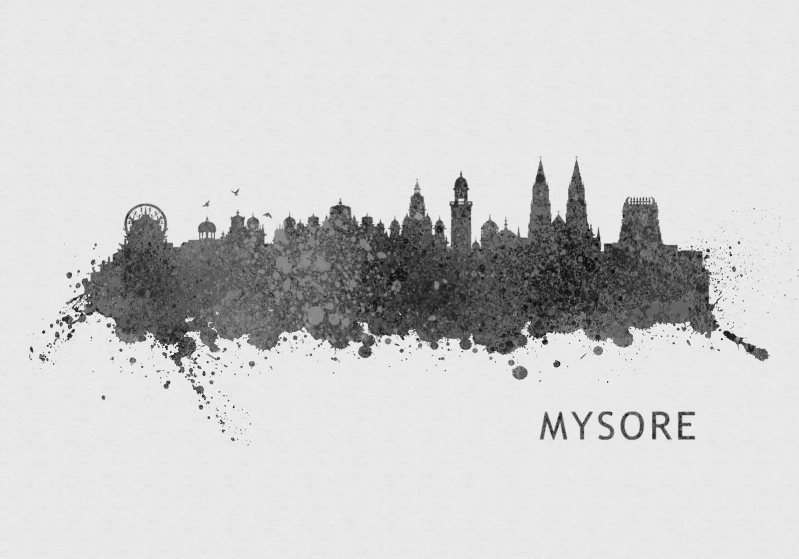 Mysore India pellicola backlit da Travelstudio