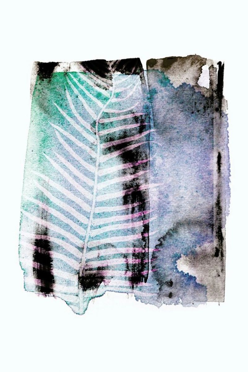 Fossilised canvas van Shot By Clint