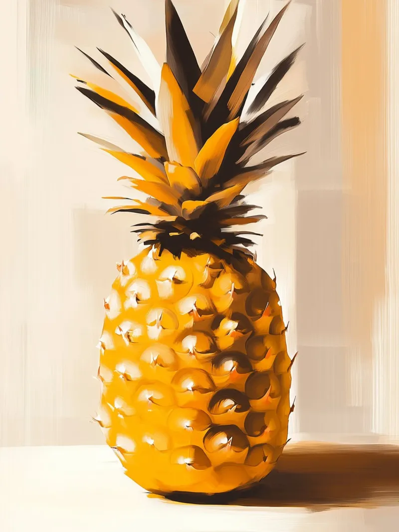 Pittura di ananas plexiglass da Spice & Style
