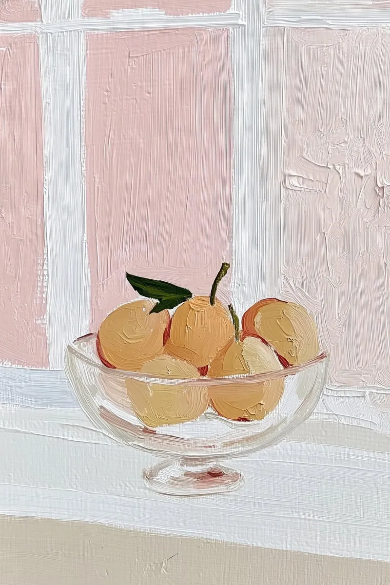 Lemon Poster, fruit wall art, Abstract Modern Art Print hahnemühle by Little Lila
