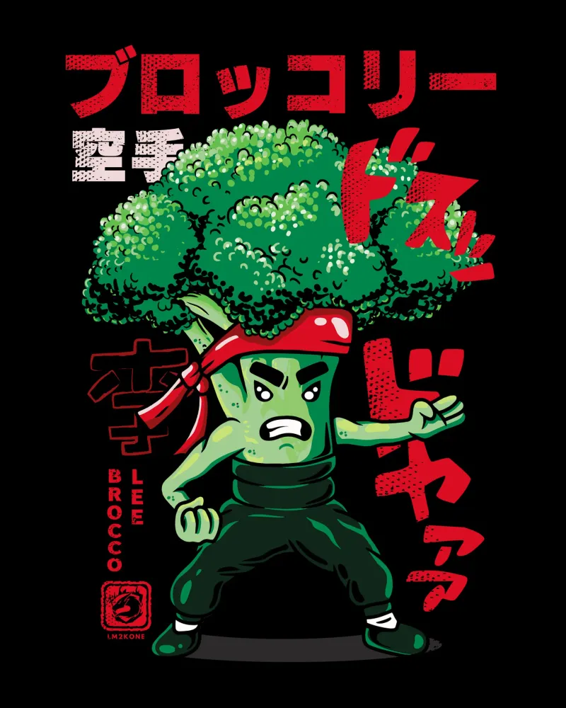 Brocco Lee Karate poster da LM2KONE
