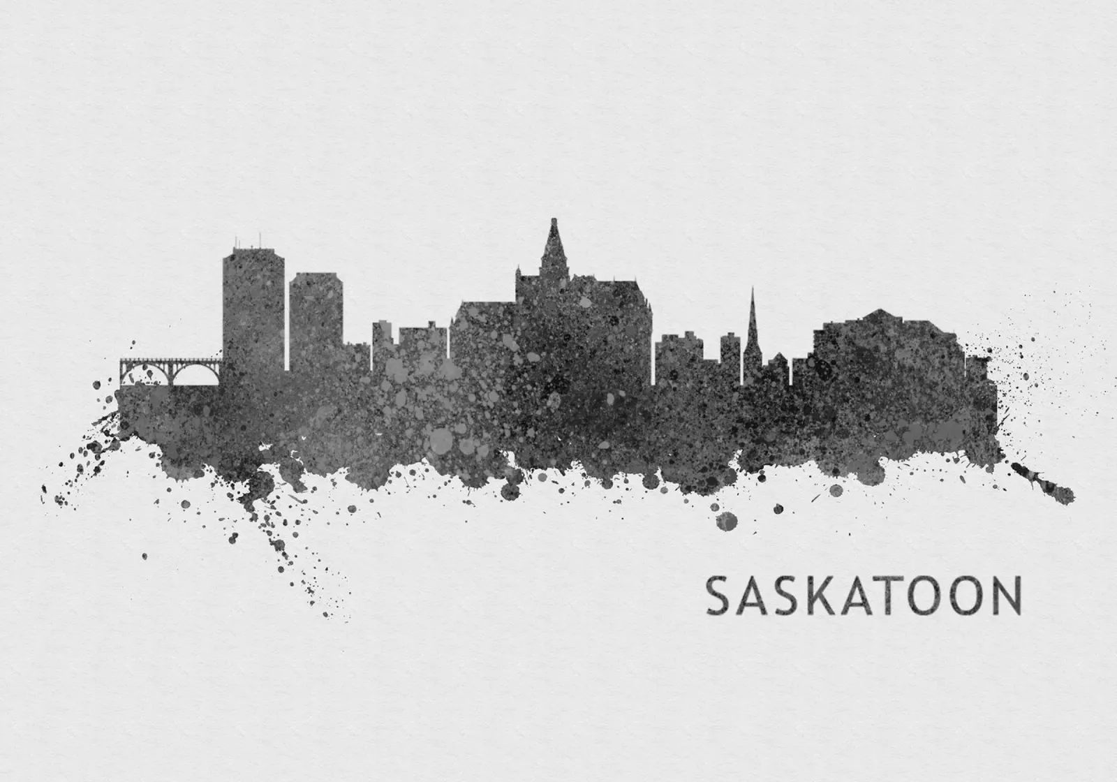 Saskatoon Canada poster da Travelstudio