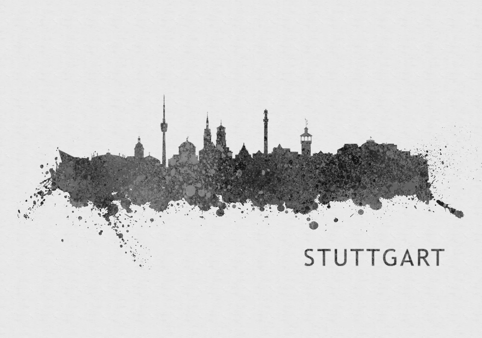Stuttgart Germany pellicola backlit da Travelstudio