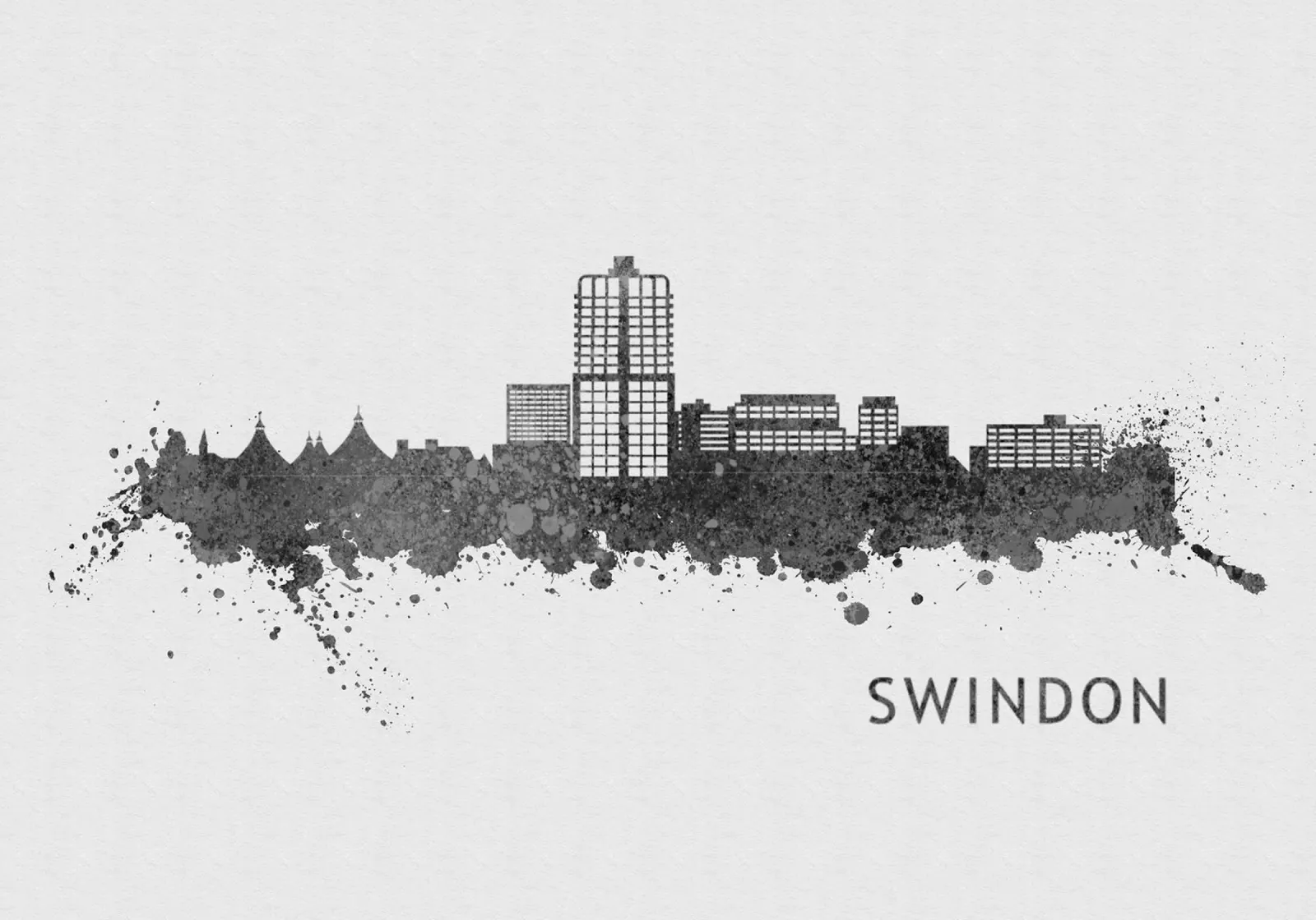 Swindon England pellicola backlit da Travelstudio