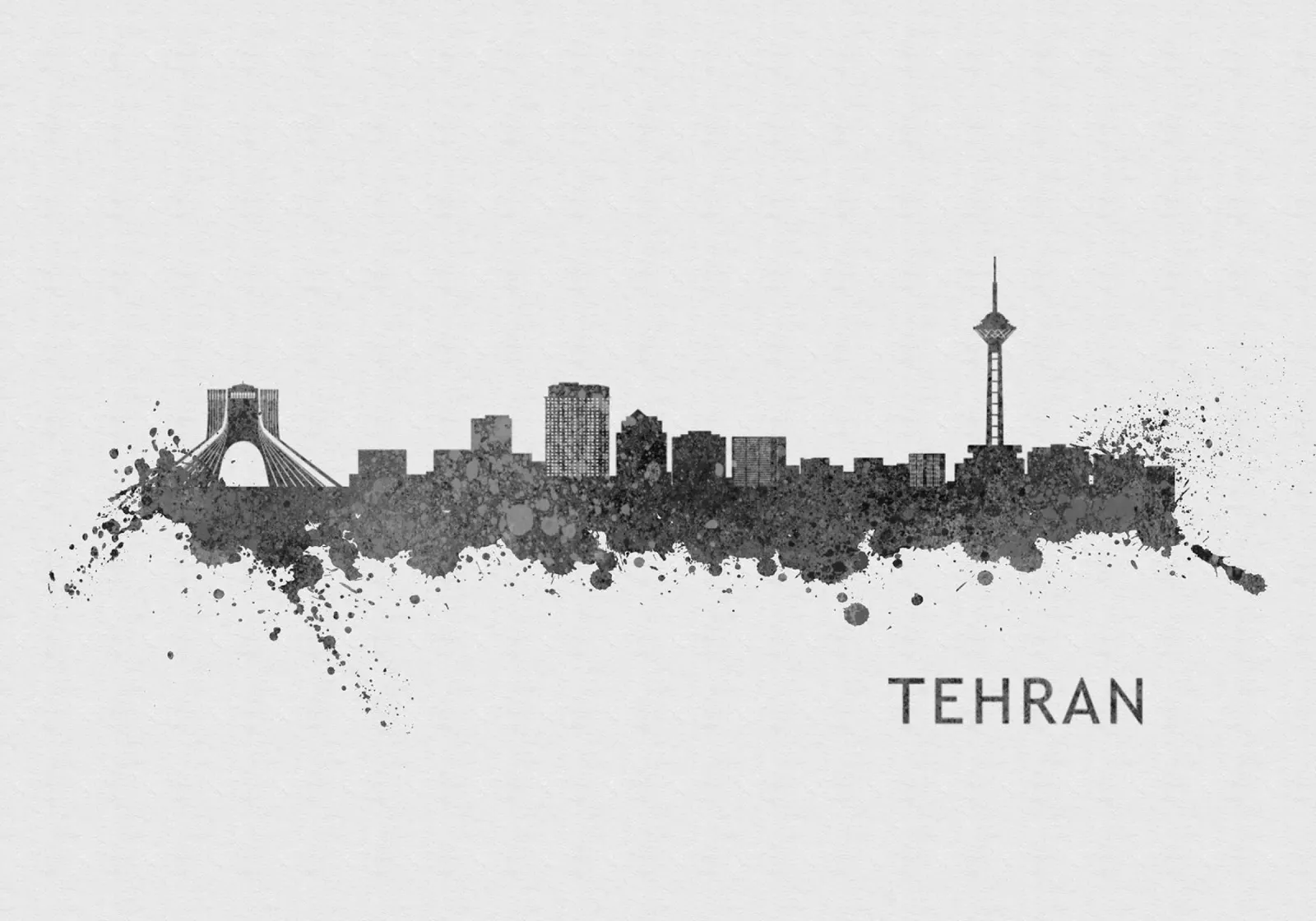 Tehran Iran pellicola backlit da Travelstudio