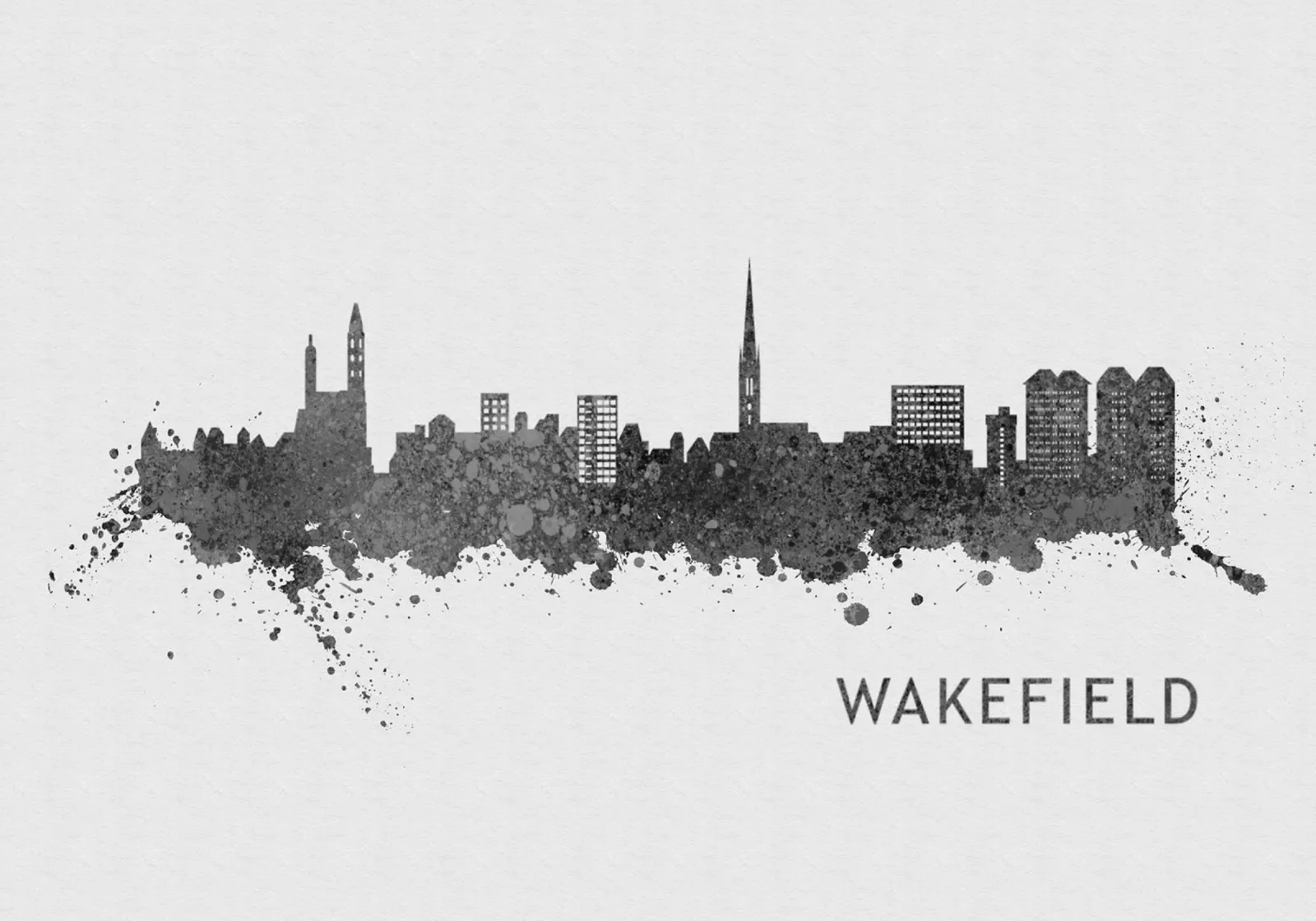 Wakefield England poster da Travelstudio