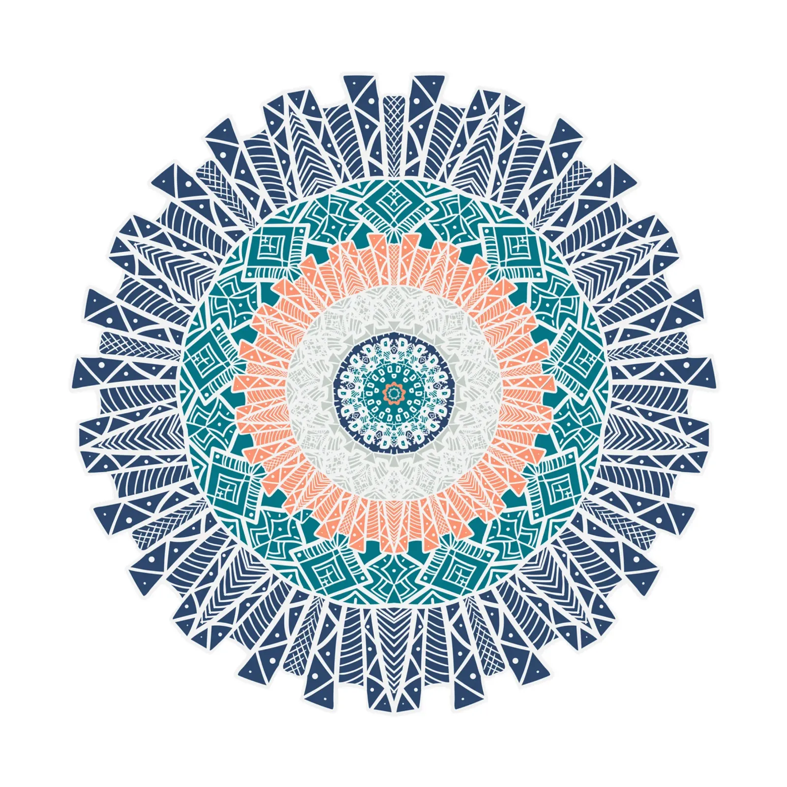 Mandala colorato pellicola backlit da Spiritual Touch