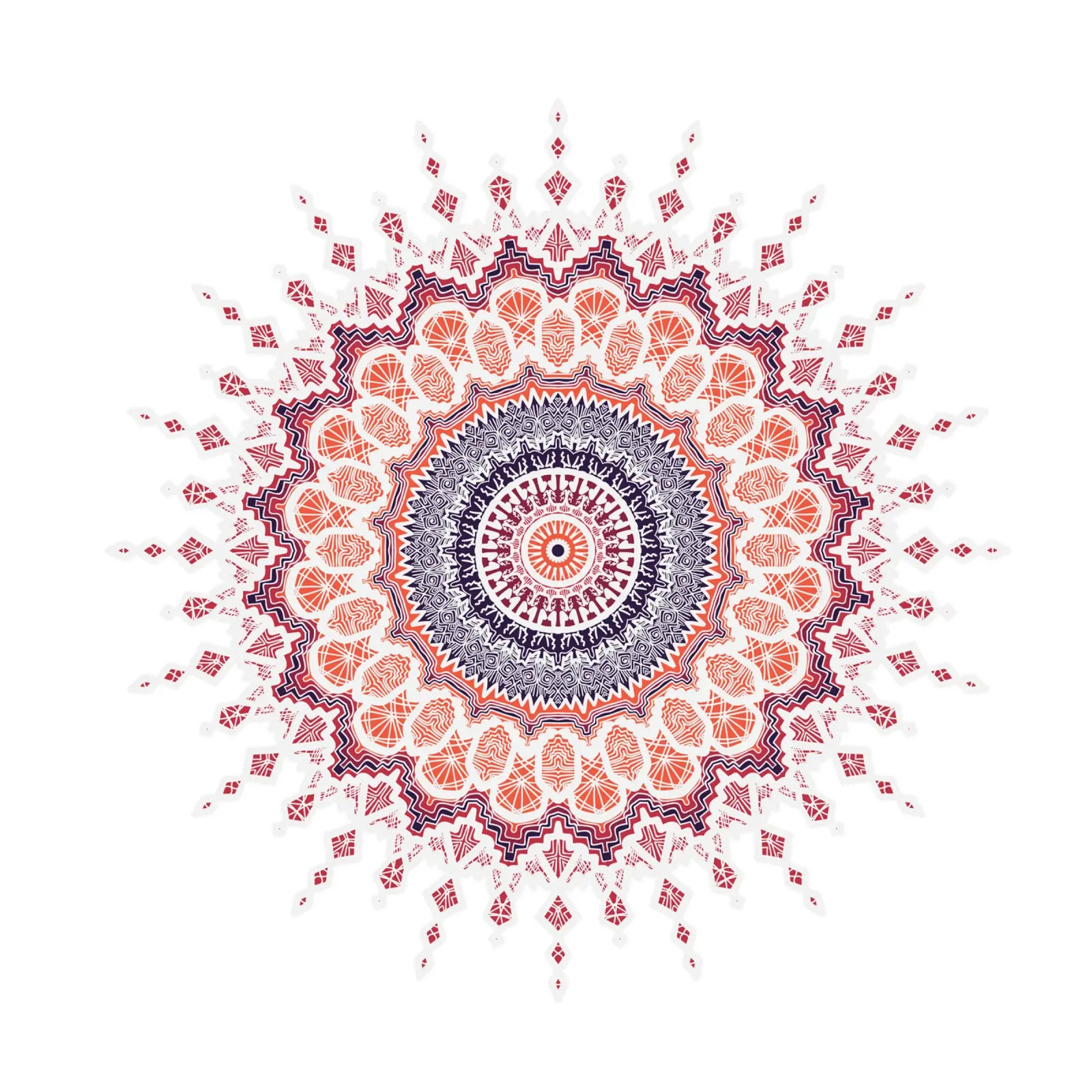 Mandala colorato pellicola backlit da Spiritual Touch