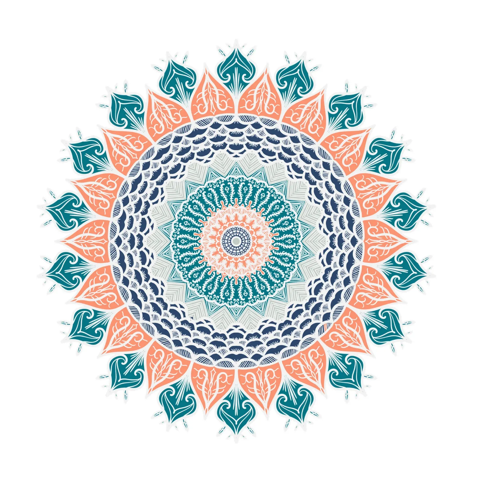 Mandala colorato pellicola backlit da Spiritual Touch