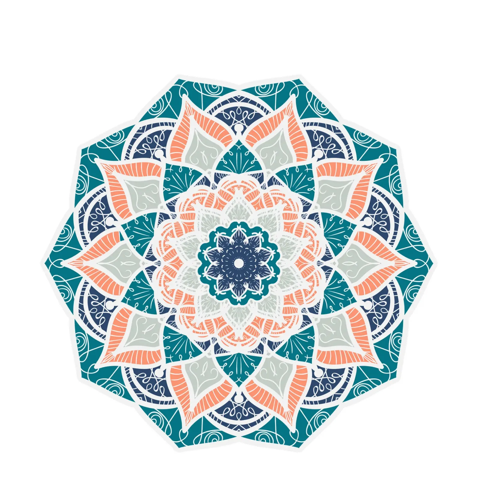 Mandala colorato pellicola backlit da Spiritual Touch