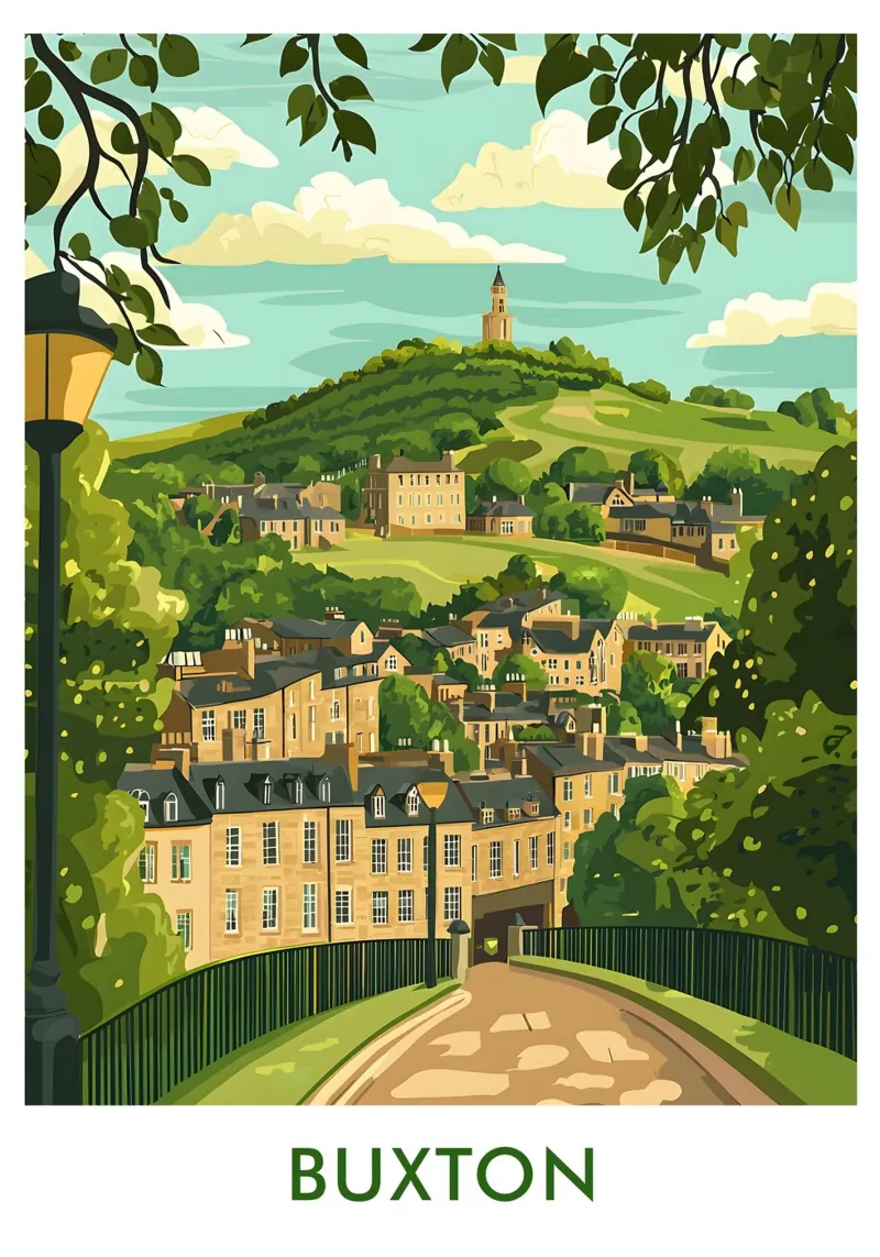 Buxton City England plexiglas de Travelstudio